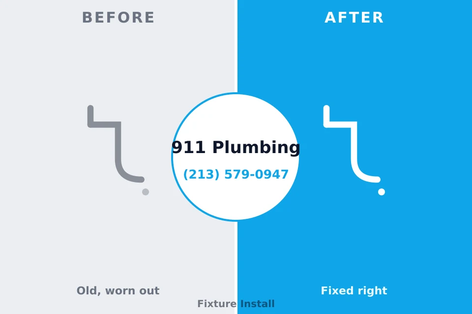 Before and after: plumbing company Lake Hamilton, FL